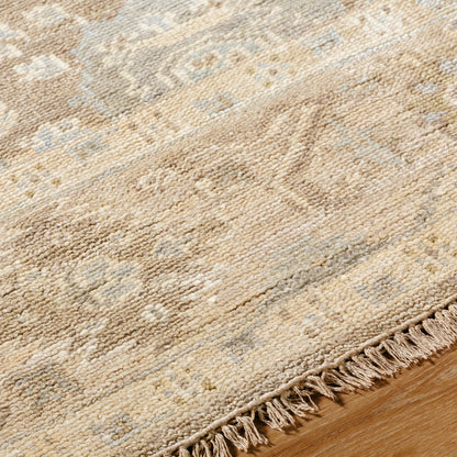 Antalya AAT-2312 Rug by Surya in olive, light brown, taupe. Made from face: 100% wool, warp: 100% cotton in a unique style.