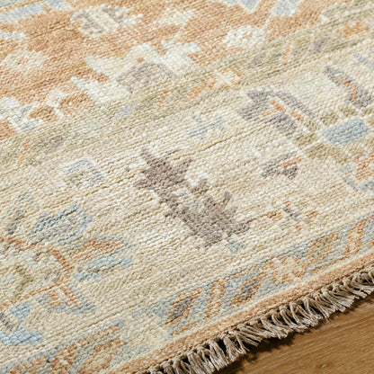 Antalya AAT-2313 Rug by Surya in tan, brown, light olive. Made from face: 100% wool, warp: 100% cotton in a unique style.