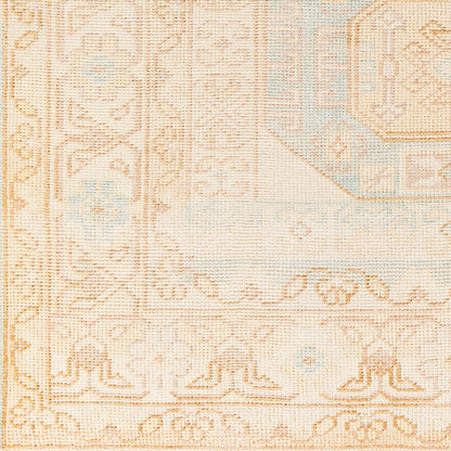 Anadolu Rug - 30382 by Surya in ice blue, dusty pink, light beige, mustard, pale pink, cream. Made from 70% wool, 30% viscose in a unique style.