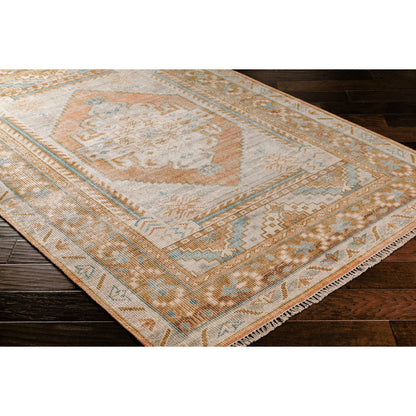 Anadolu Rug - 30384 by Surya in seafoam, beige, pale blue, light blue. Made from 70% wool, 30% viscose in a unique style.
