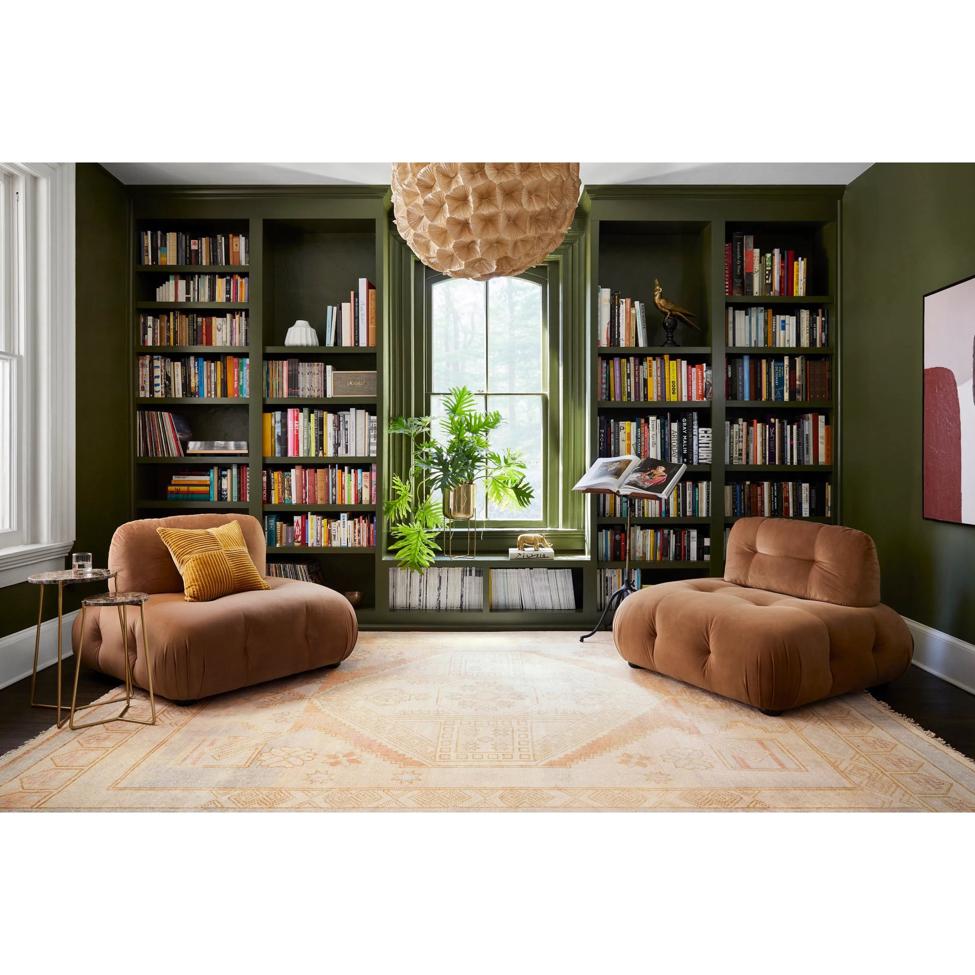 Anadolu Rug - 30385 by Surya in blue, pale pink, light blue, camel, cream. Made from 70% wool, 30% viscose in a unique style.