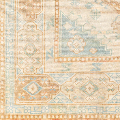 Anadolu Rug - 30387 by Surya in seafoam, beige, rose, tan. Made from 70% wool, 30% viscose in a unique style.