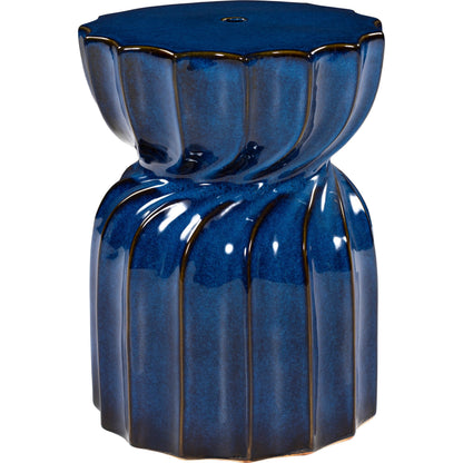 Alexia Indoor/Outdoor by Livabliss in blue and glazedglazed. Made from top: ceramic, base: ceramic in a modern style.
