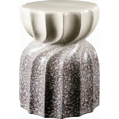 Alexia Indoor/Outdoor End Table by Livabliss. Made from ceramic in a modern style.