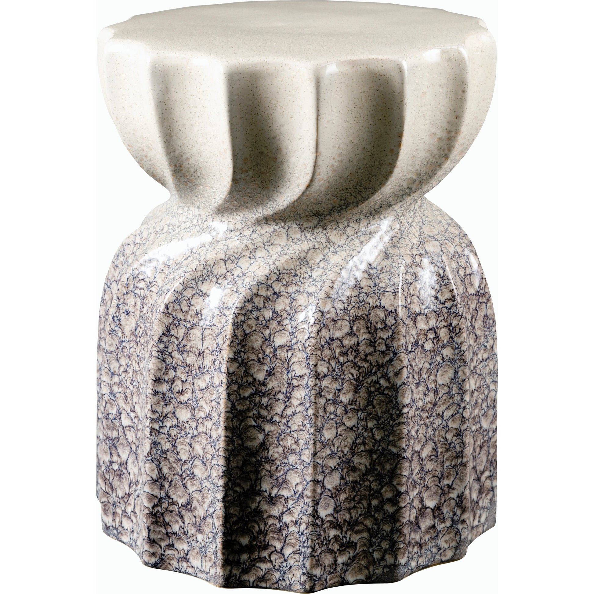 Alexia End Table by Livabliss in glazedglazed. Made from ceramic in a modern style.