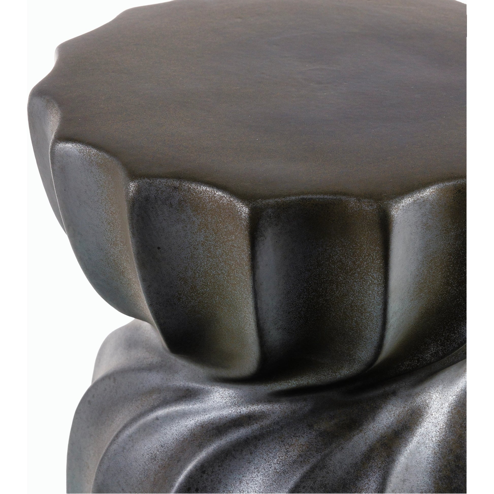 Alexia End Table by Livabliss in glazedglazed. Made from ceramic in a modern style.