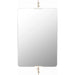 Anastasya Mirror by Surya. Made from substrate: manufactured wood in a modern style.