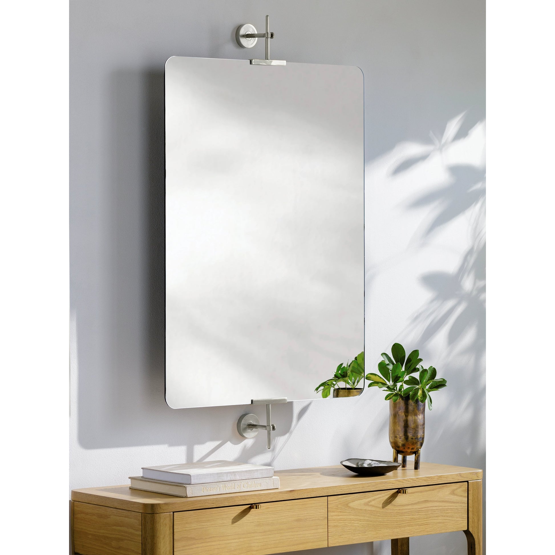 Anastasya Mirror by Surya. Made from substrate: manufactured wood in a modern style.
