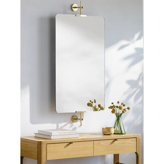 Anastasya Mirror by Surya. Made from substrate: manufactured wood in a modern style.