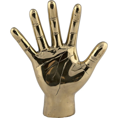 Open Hand by Noir in brass. Made from brass in a modern style.