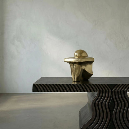 Maude by Noir in antique brass. Made from metal alloy in a eclectic & global style.