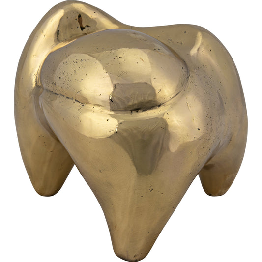 Alien by Noir in antique brass. Made from brass in a eclectic & global style.