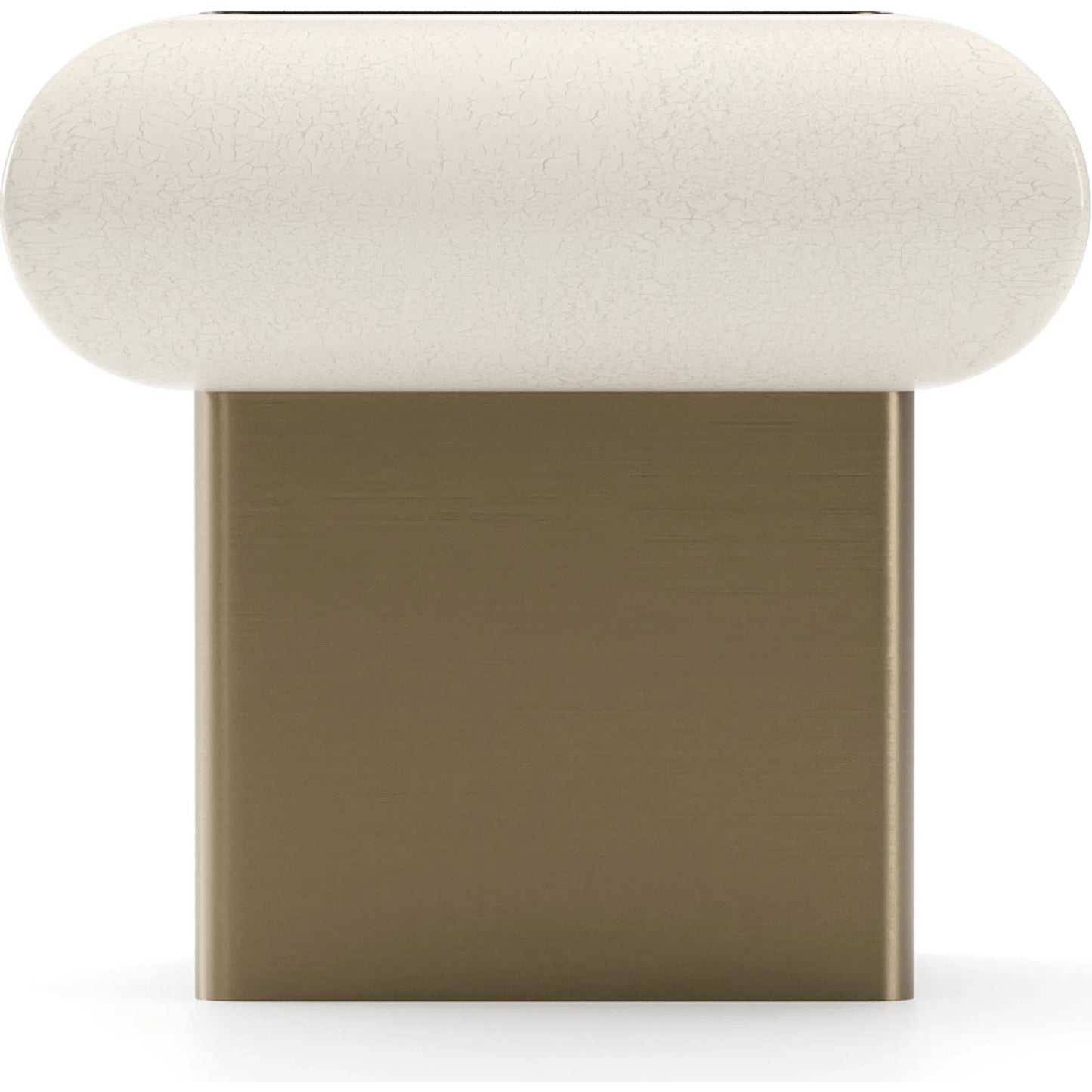003 SI-2462337 | Additional Silo | Seta Side Table by Caracole in smoked, bronze, ivory, gold and ivory craze. Made from glass in a transitional style.