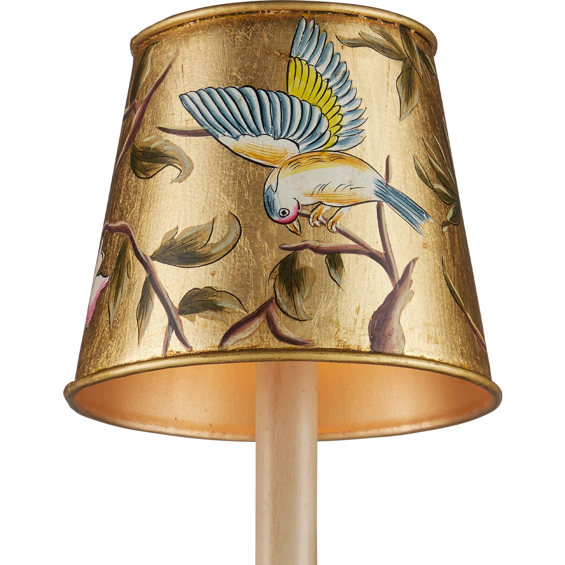 Victoria Tapered Chandelier Shade by Currey and Company. Made from metal in a cottage & farmhouse style.