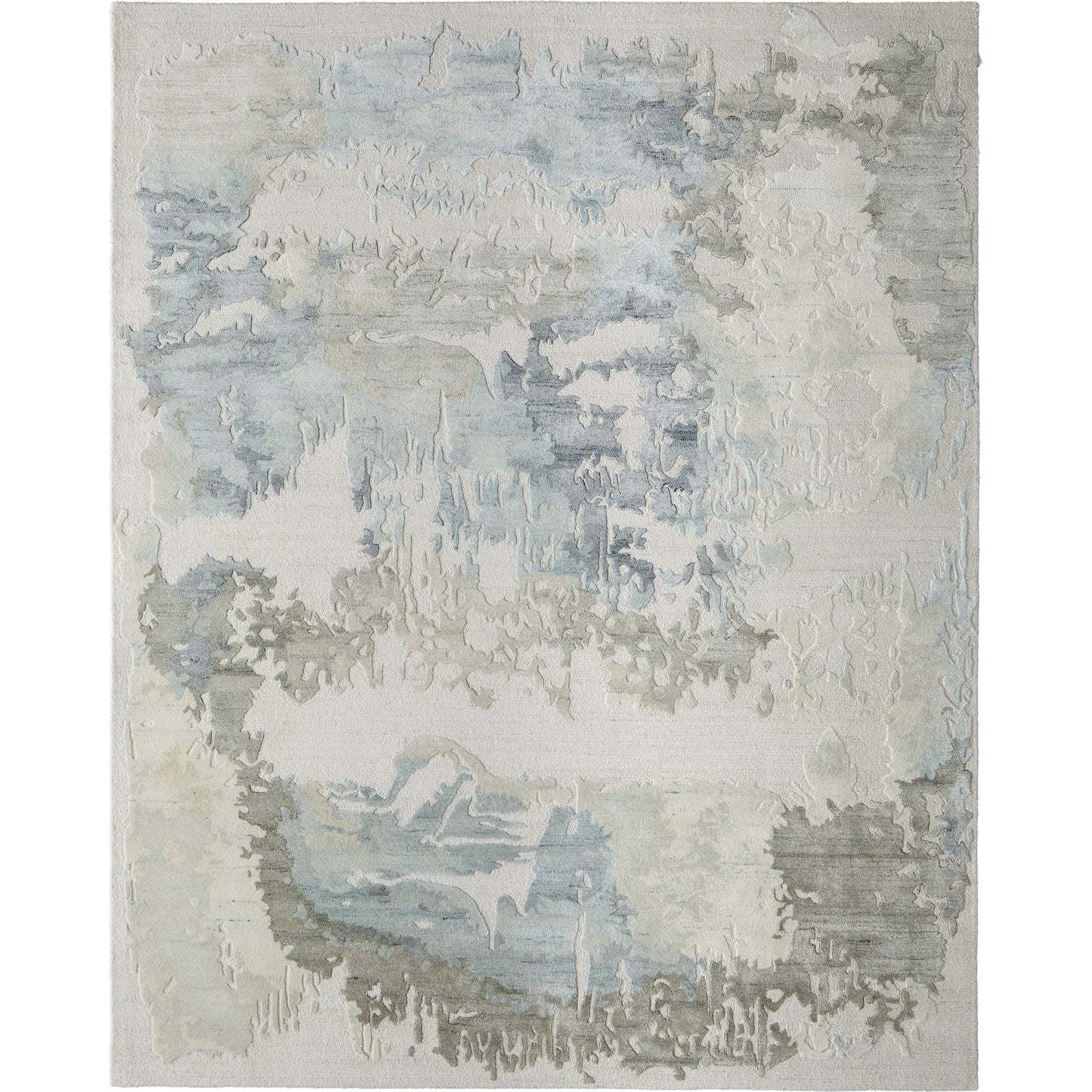 001 SI-2518413,SI-2518414,SI-2518415,SI-2518416,SI-2518417 | Primary Silo | Kendall KDL8A62F Rug by Feizy in ivory, blue, gray. Made from viscose, wool in a unique style.