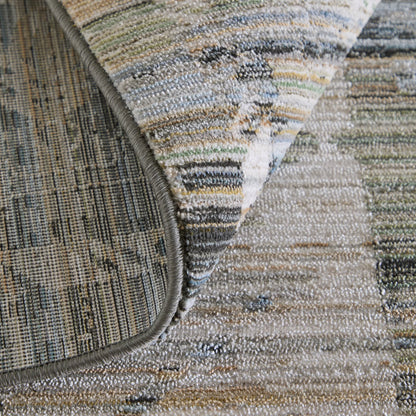Augustine Traditional AUG39U0F Rug by Feizy in green, blue, ivory. Made from polypropylene, polyester in a unique style.