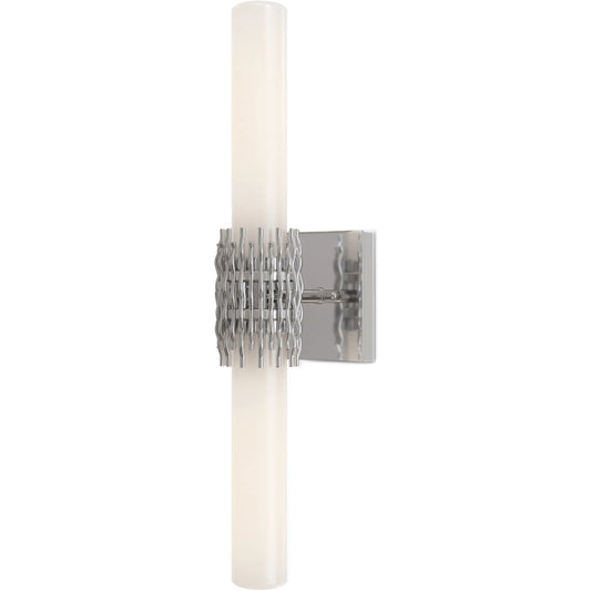 Brietta Bath Wall Sconce by Currey and Company. Made from glass, metal in a unique style.