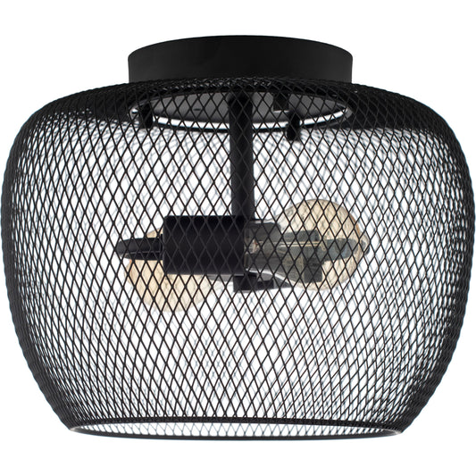 Abel Flush Mount - 20445 by Surya in black and black. Made from metal in a modern style.