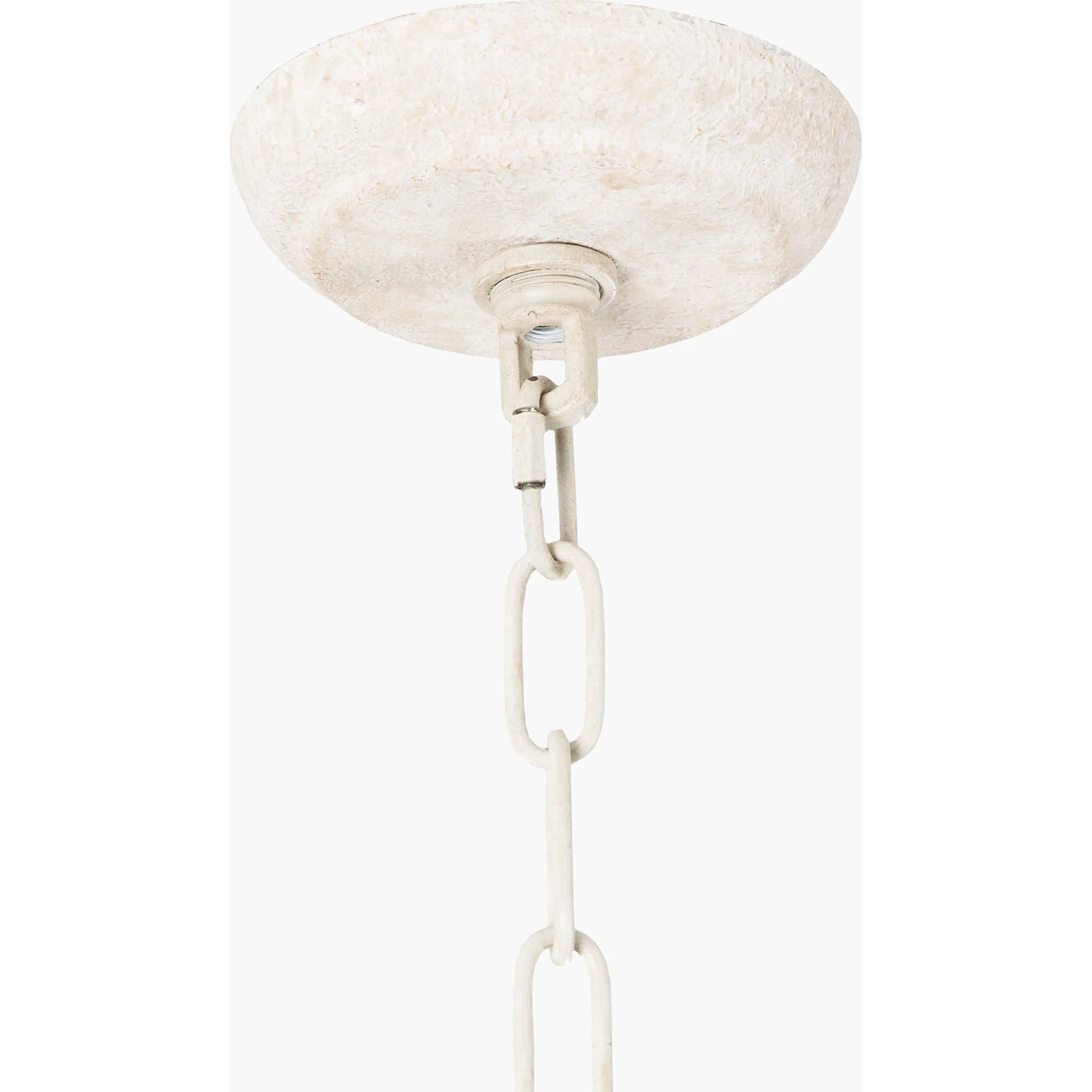 Ambrose Ceiling Light - 22205 by Surya in ivory, translucent and cream. Made from hemp, metal in a cottage & farmhouse style.