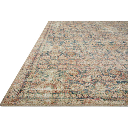 Aubrey AUB-01 Rug by Angela Rose x Loloi in navy, multi. Made from 100% polyester in a unique style.