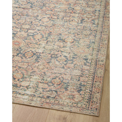 Aubrey AUB-01 Rug by Angela Rose x Loloi in navy, multi. Made from 100% polyester in a unique style.