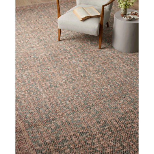 Wyatt WYA-03 Rug by Loloi in lagoon, natural. Made from polypropylene, polyester in a unique style.
