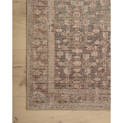 Wyatt WYA-01 Rug by Loloi in spice, silver. Made from polypropylene, polyester in a unique style.