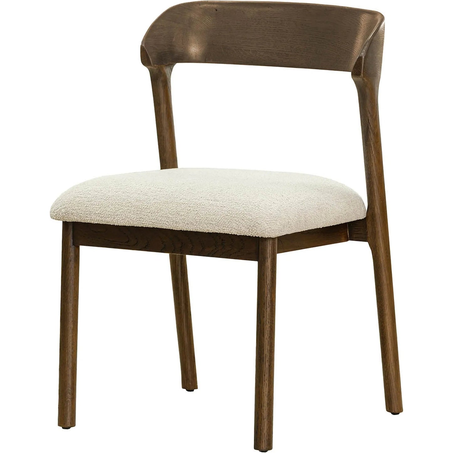 004 SI-2452733 | Primary Silo | Abstract Dining Chair (Set of 2) by LH Imports in ivory, smokey chestnut. Made from unique in a unique style.