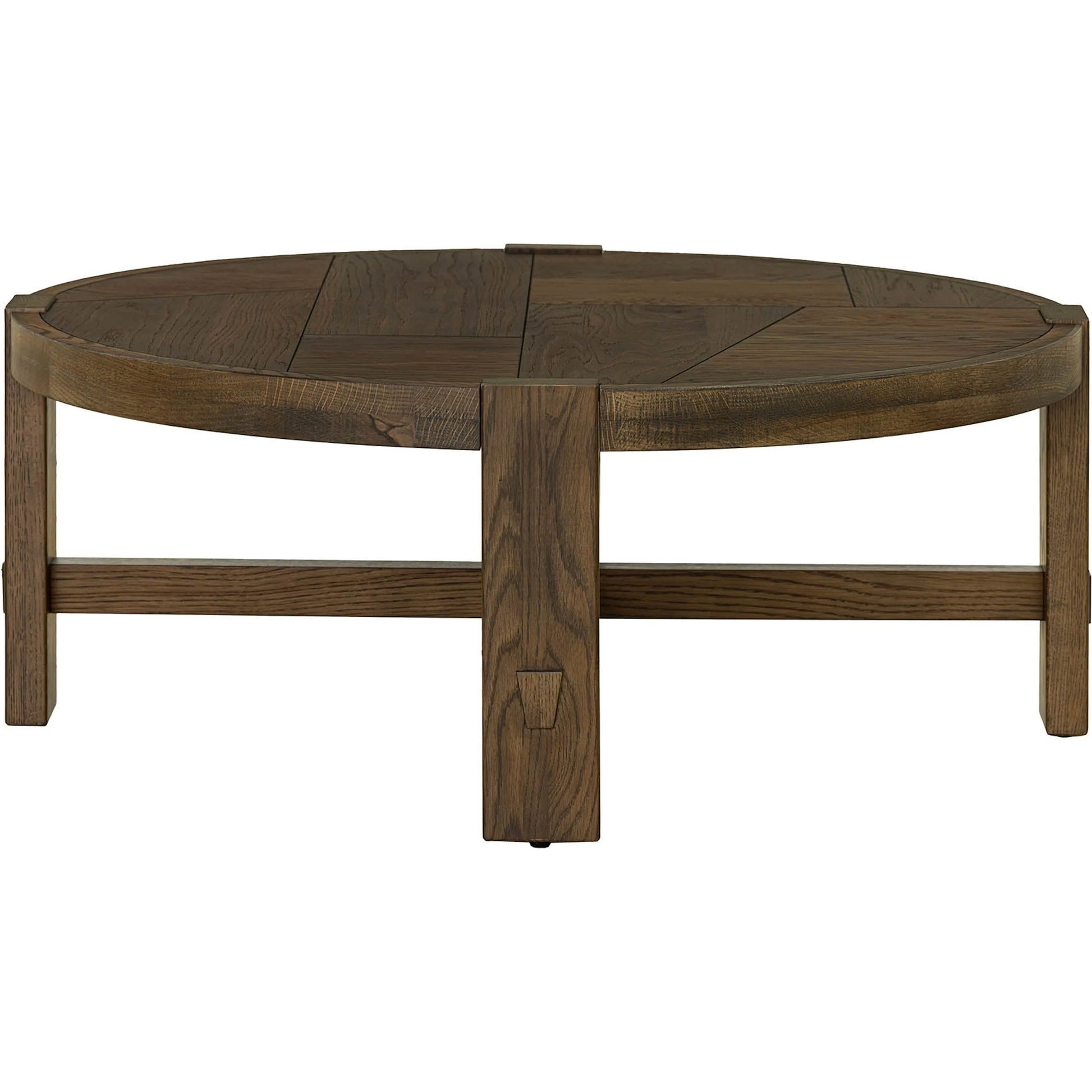 Abstract Coffee Table by LH Imports in smokey chestnut. Made from unique in a unique style.
