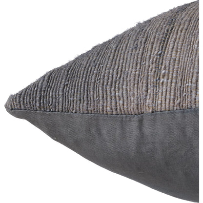 Abyssal ABY01 Pillow by Jaipur Living in taupe. Made from 100% viscose in a rustic style.