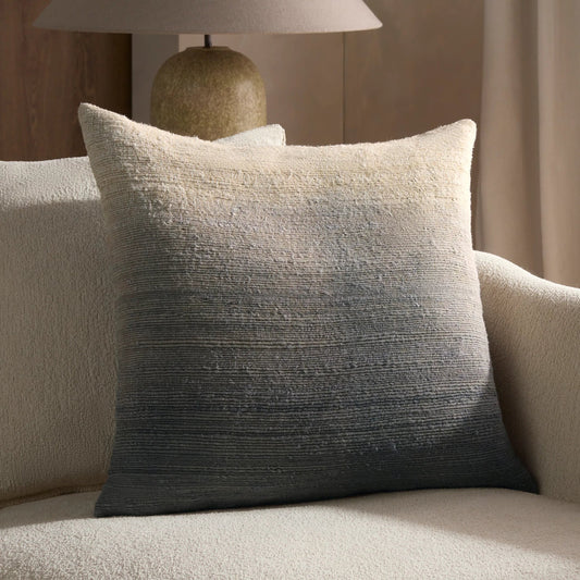 Abyssal ABY01 Pillow by Jaipur Living in taupe. Made from 100% viscose in a rustic style.