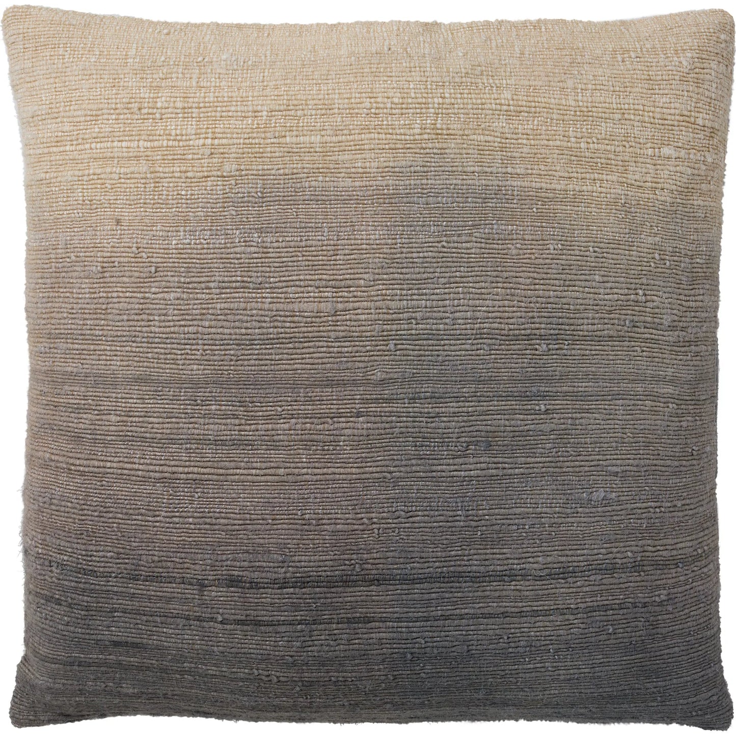 004 SI-2354151,SI-2354152 | Primary Silo | Abyssal ABY01 Pillow by Jaipur Living in taupe. Made from 100% viscose in a rustic style.