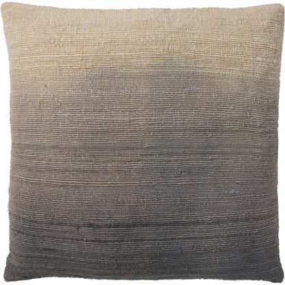 Abyssal ABY01 Pillow by Jaipur Living in taupe. Made from 100% viscose in a rustic style.