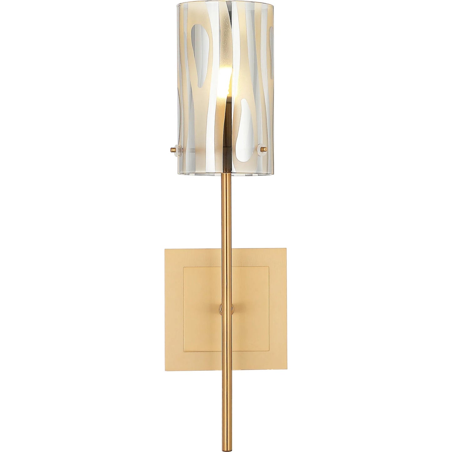 002 SI-2536951 | Additional Silo | Chroman Empire 1 Light Wall Sconce by Varaluz in gold. Made from steel, glass in a unique style.