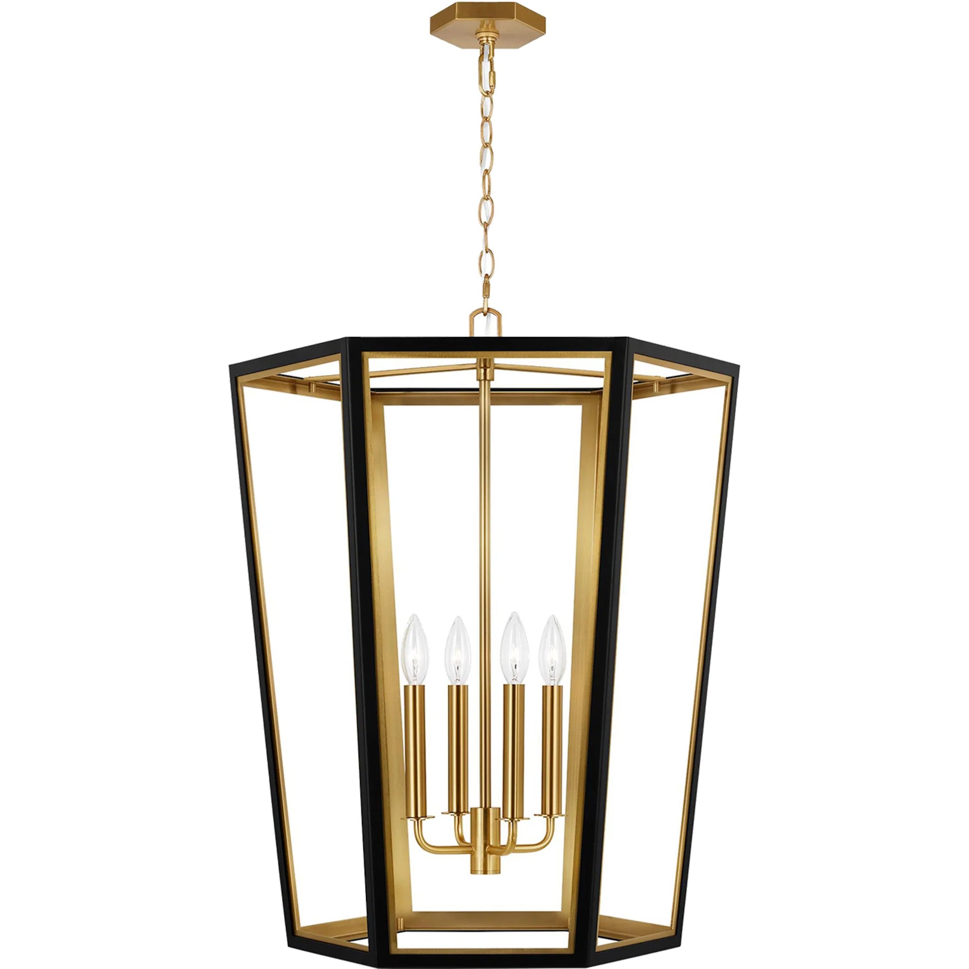 Curt Medium Lantern by Visual Comfort & Co.. Made from steel in a modern style.