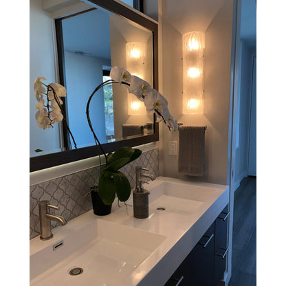 Brilliance Sconce Fixture by Varaluz in chrome. Made from chrome, bright ice in a modern style.