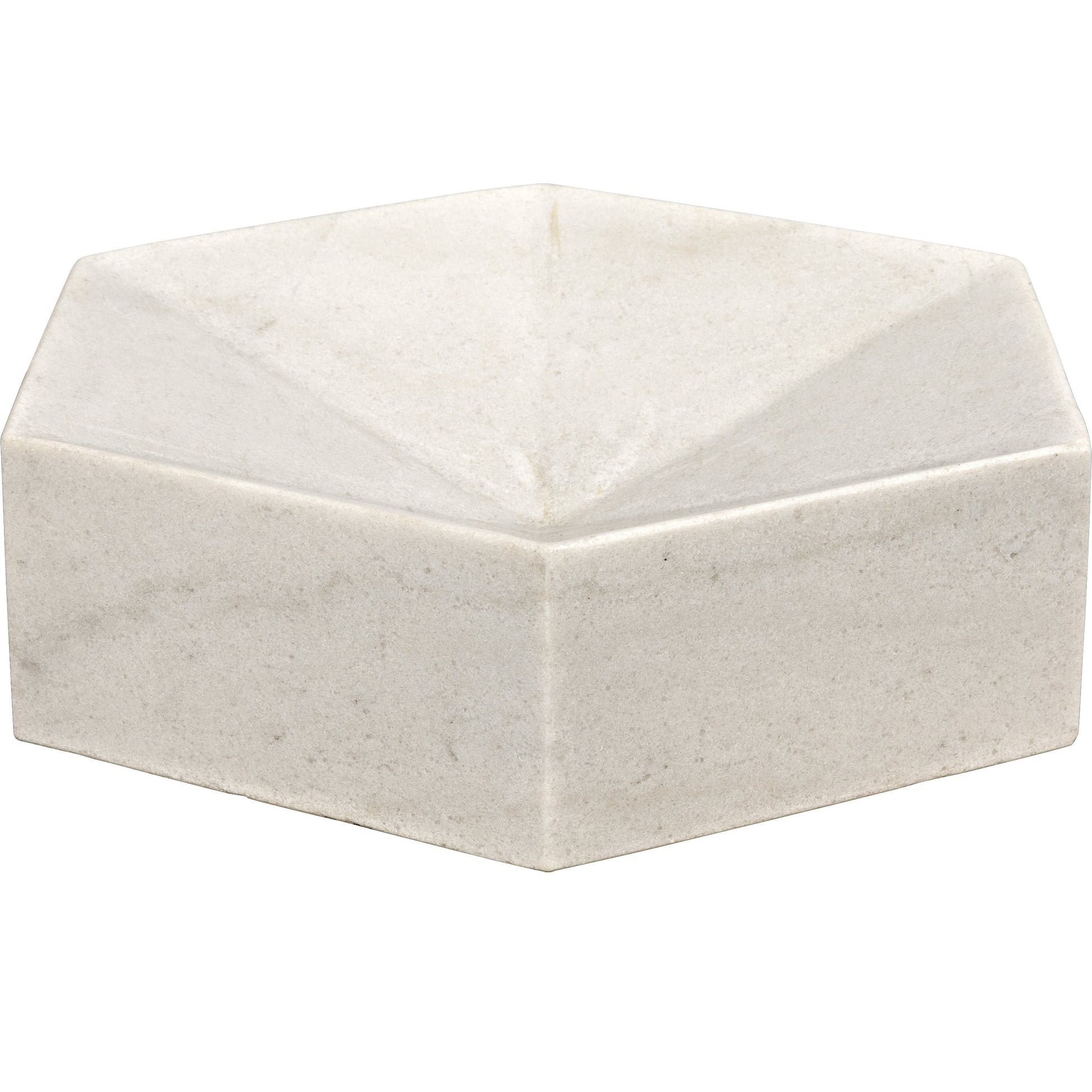 Conda Tray by Noir in white stone. Made from unique in a modern style.