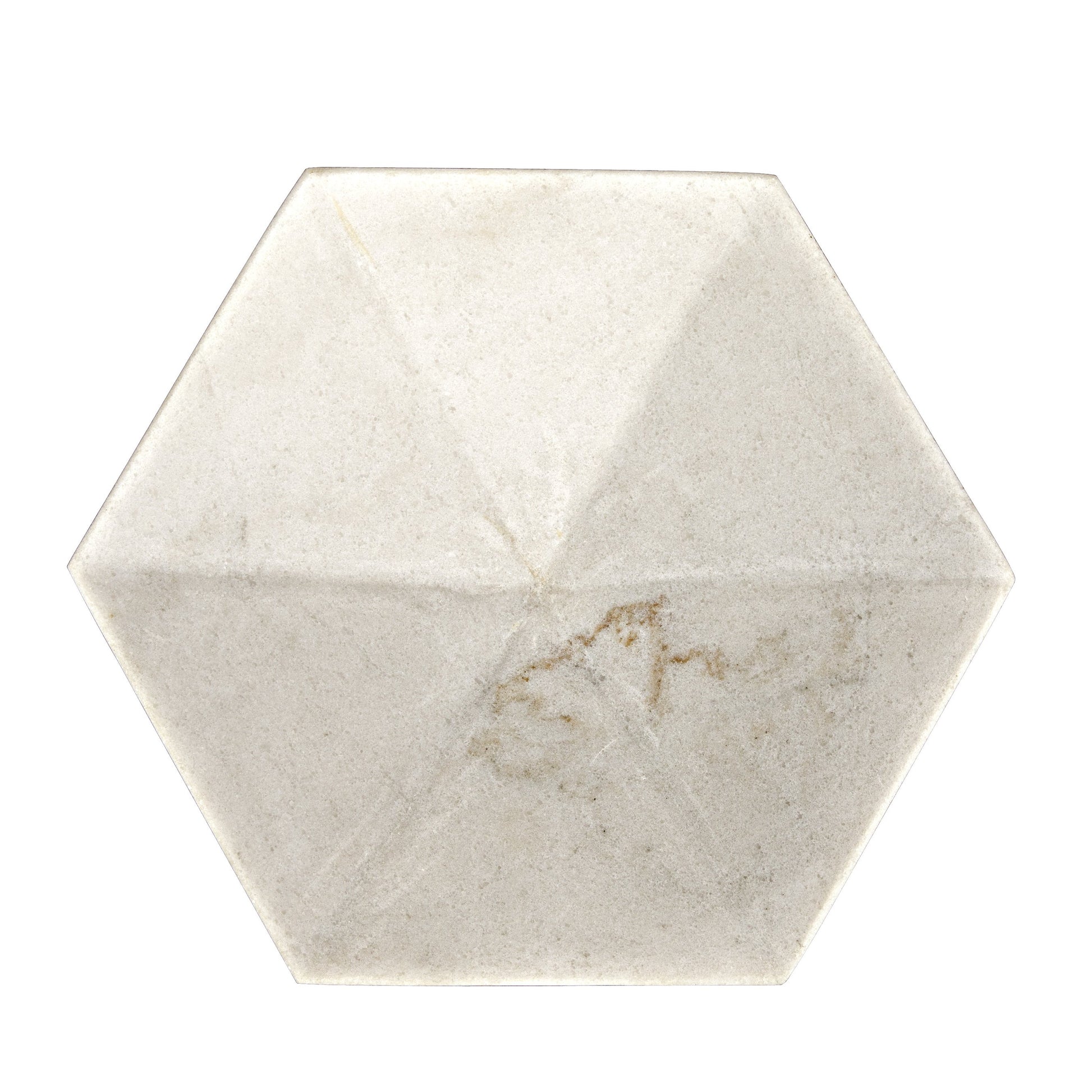 Conda Tray by Noir in white stone. Made from unique in a modern style.