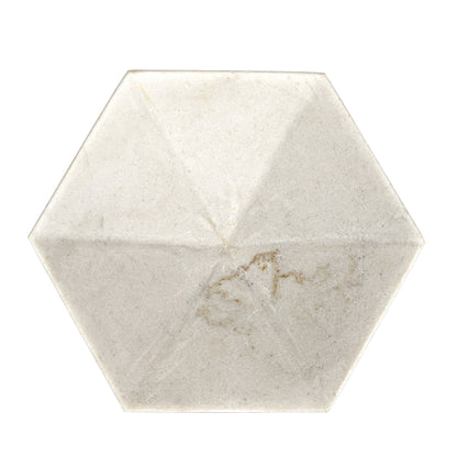 Conda Tray by Noir in white stone. Made from unique in a modern style.