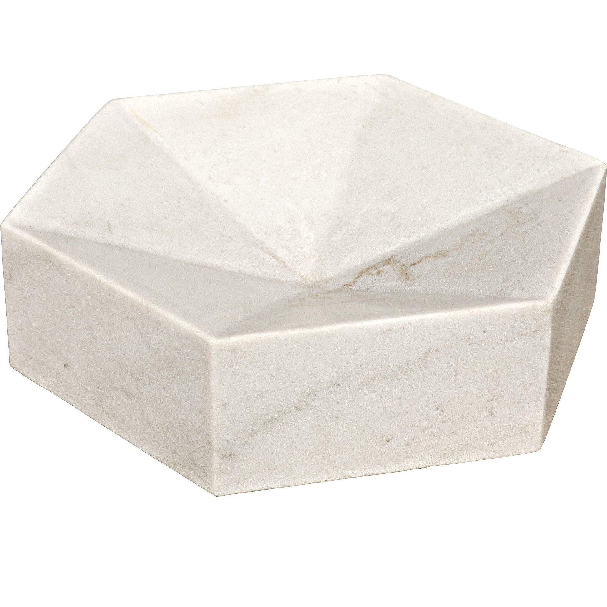 Conda Tray by Noir in white stone. Made from unique in a modern style.