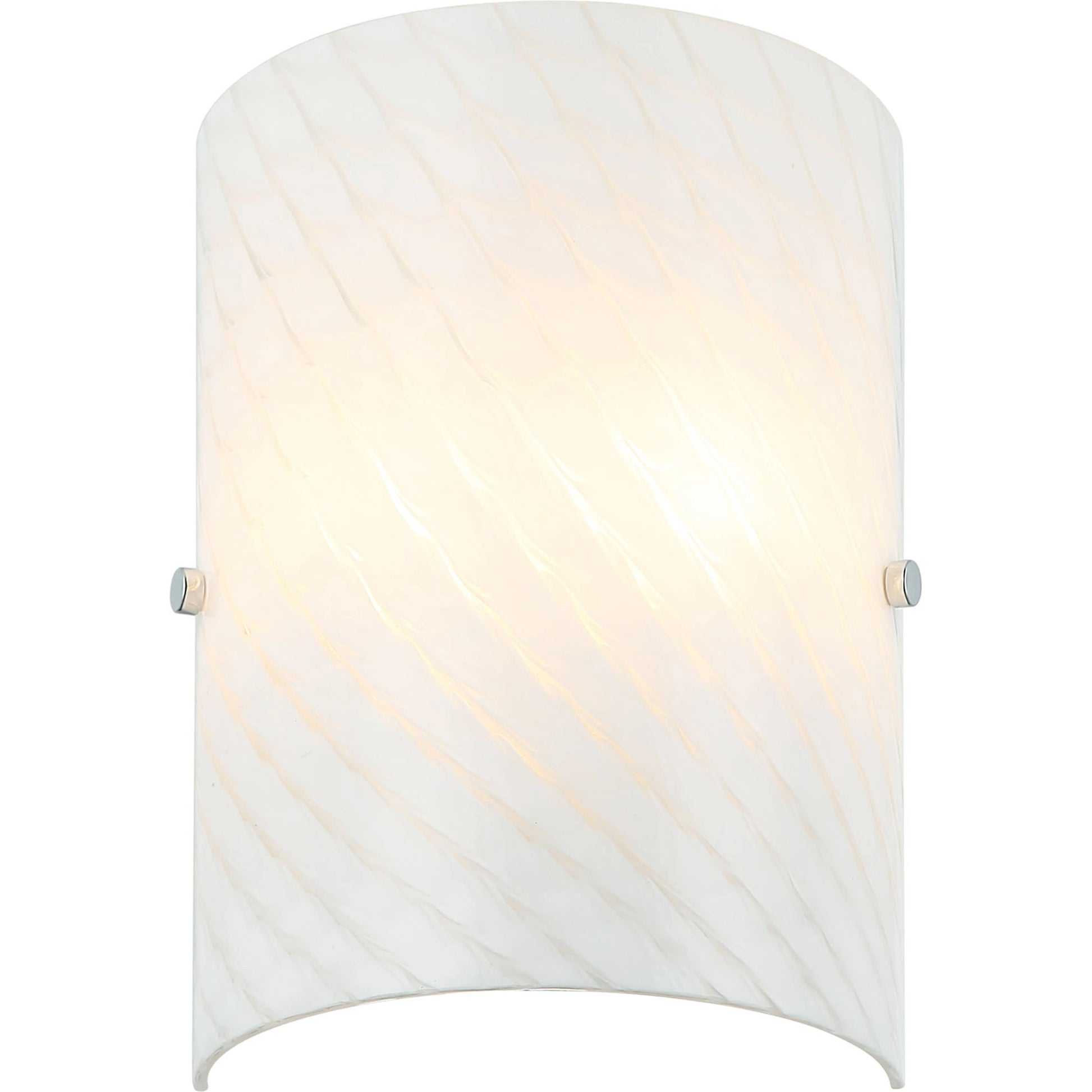 Swirled Sconce by Varaluz in chrome. Made from unique in a modern style.