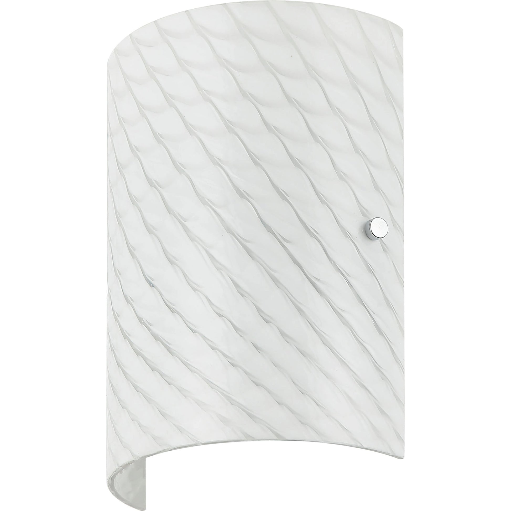 Swirled Sconce by Varaluz in chrome. Made from unique in a modern style.