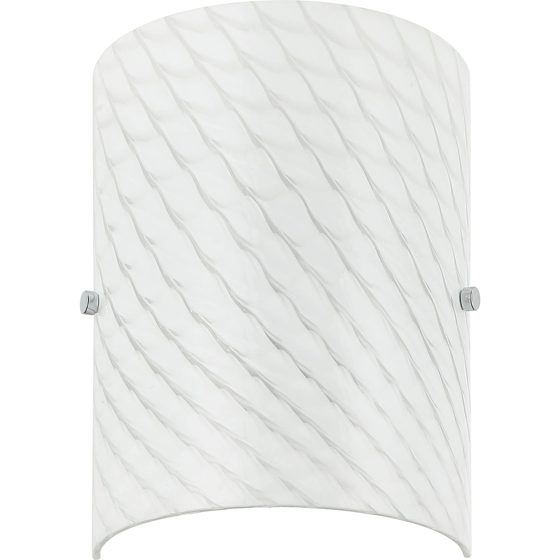 Swirled Sconce by Varaluz in chrome. Made from unique in a modern style.