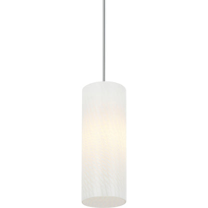 Swirled Mini Pendant by Varaluz in chrome. Made from unique in a modern style.