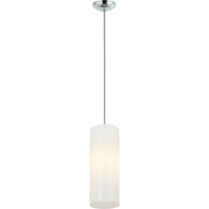 Swirled Mini Pendant by Varaluz in chrome. Made from unique in a modern style.