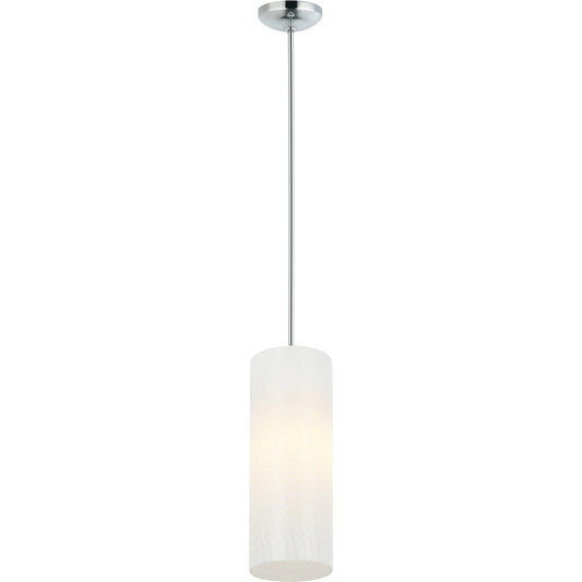 Swirled Mini Pendant by Varaluz in chrome. Made from unique in a modern style.