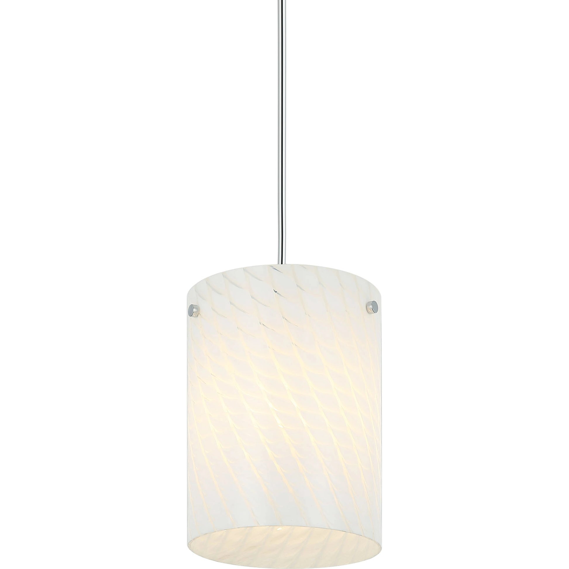 Swirled Pendant by Varaluz in chrome. Made from unique in a modern style.