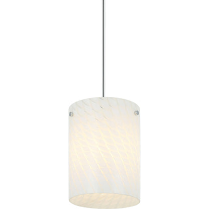 Swirled Pendant by Varaluz in chrome. Made from unique in a modern style.