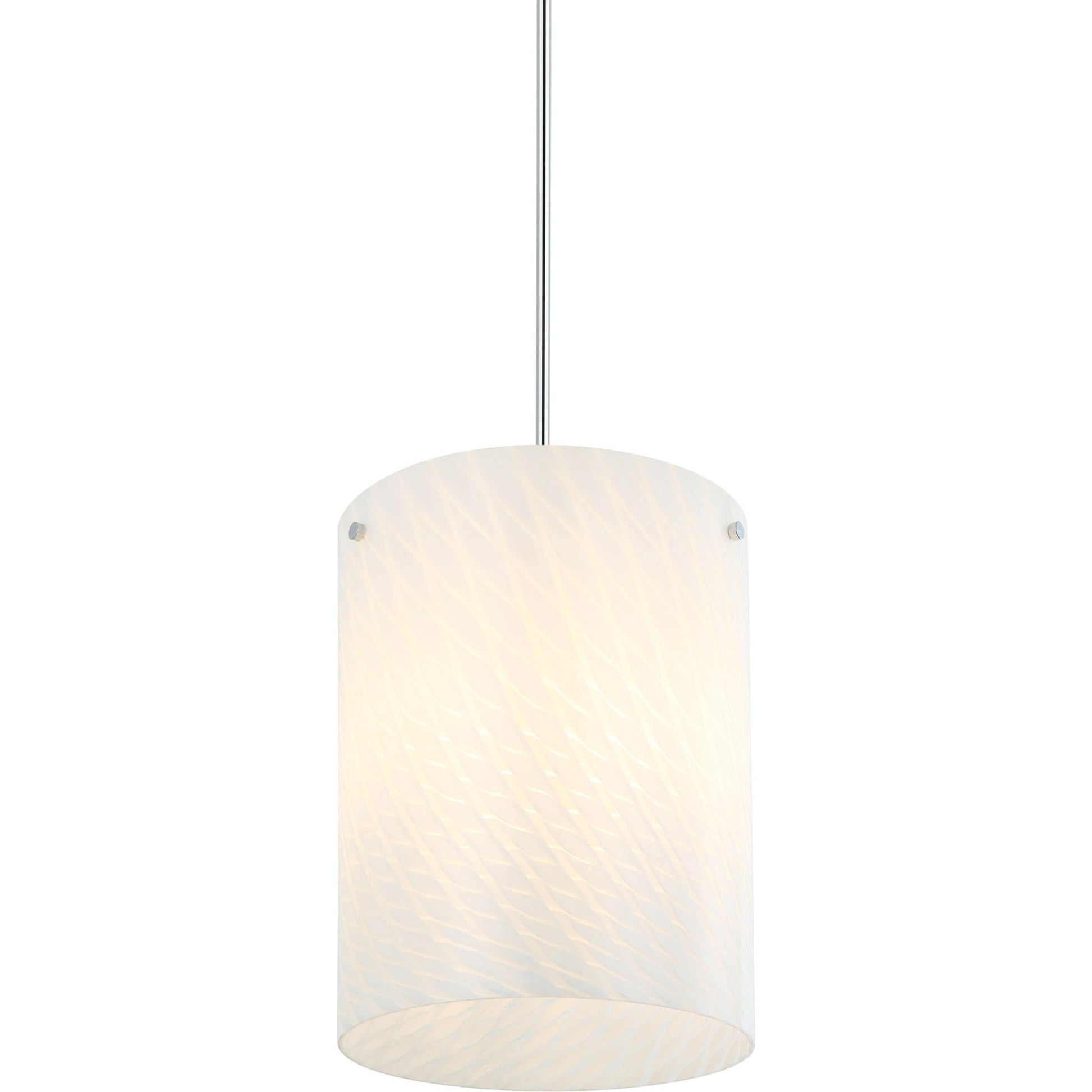 Swirled Pendant by Varaluz in chrome. Made from unique in a modern style.