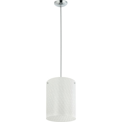 Swirled Pendant by Varaluz in chrome. Made from unique in a modern style.